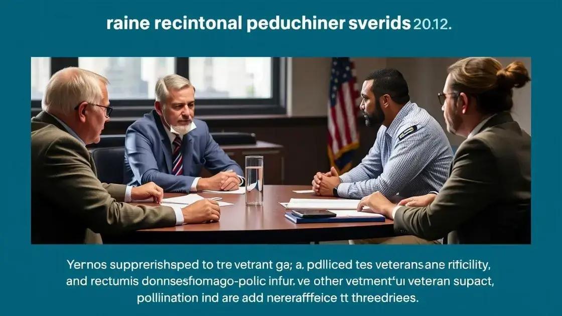 What this means for future veteran support