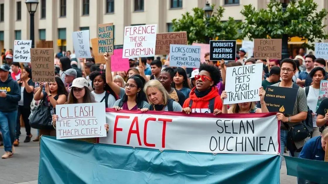 The role of grassroots movements in protests