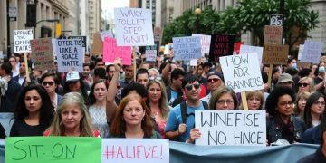 Americans take to streets over rights concerns