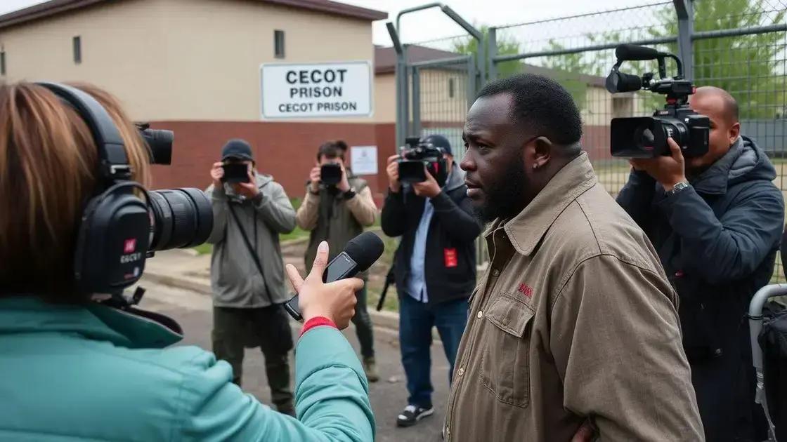 Key events surrounding media coverage