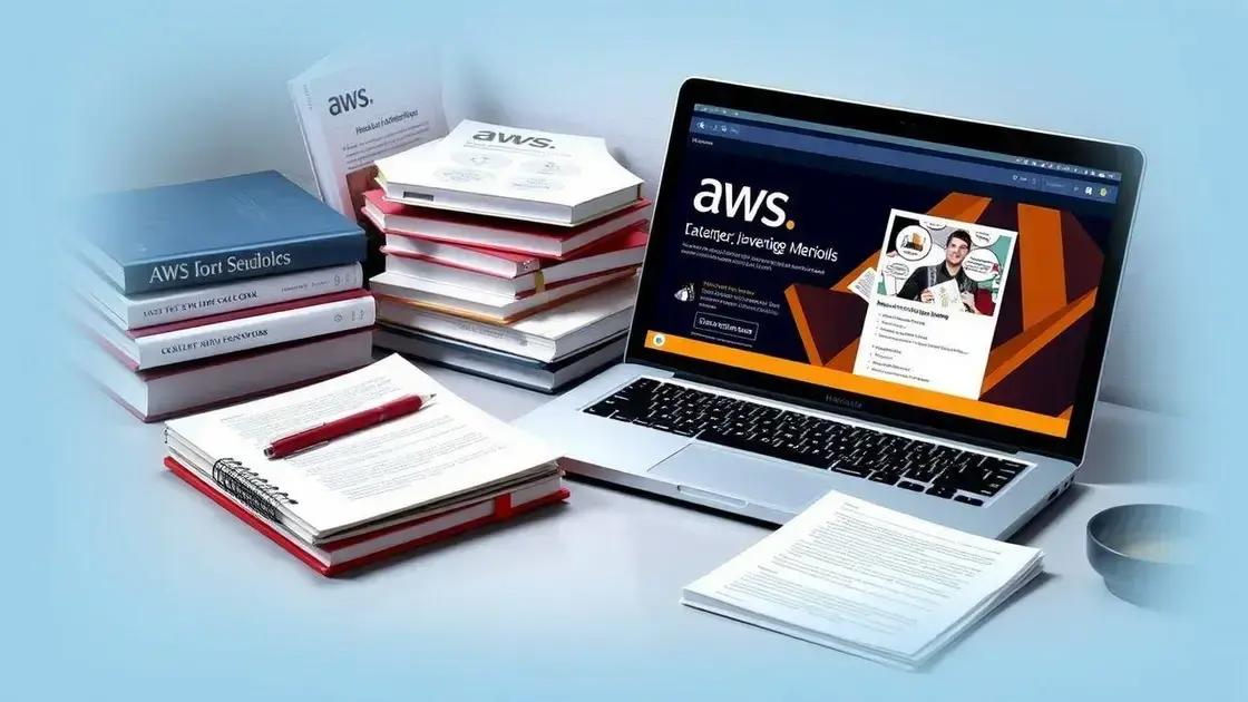 Essential study materials for AWS exams