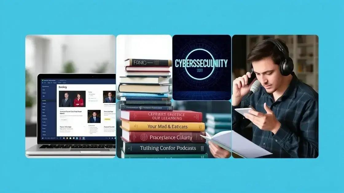 Resources for continuous learning in cybersecurity