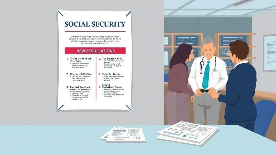 Key changes to Social Security regulations