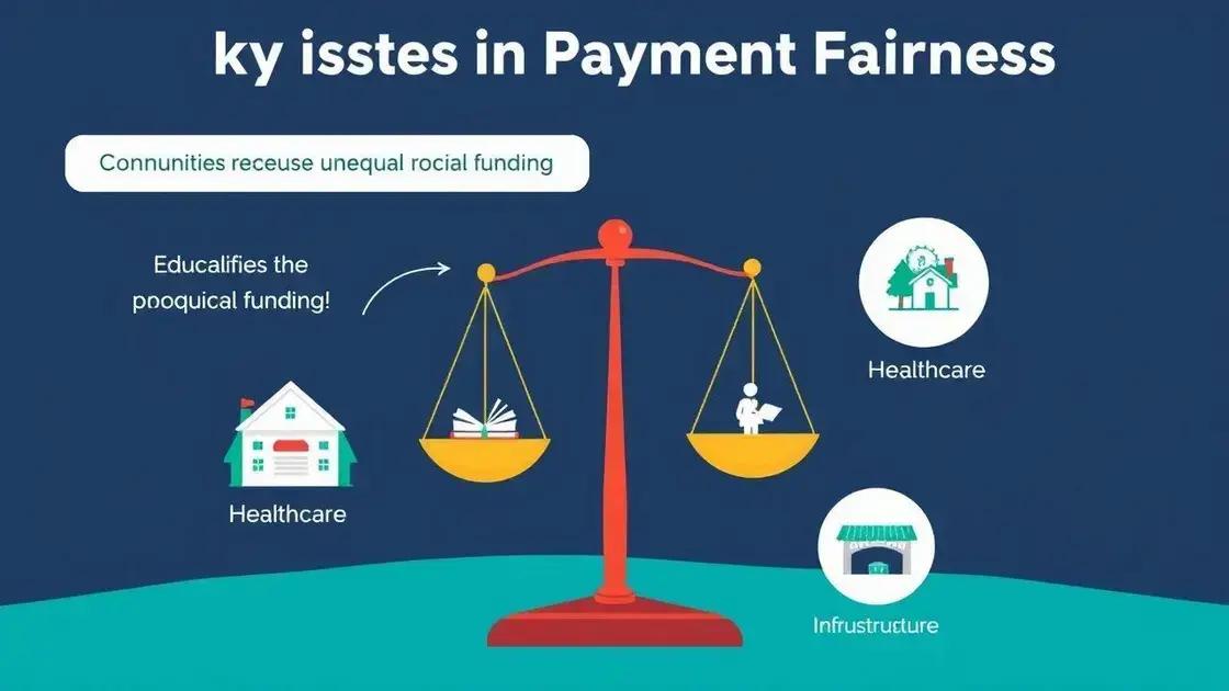 Key issues in payment fairness