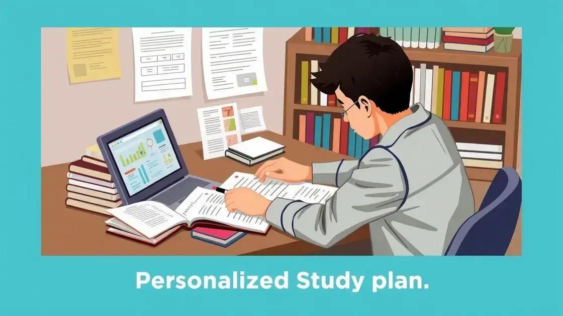 Benefits of personalized study plans