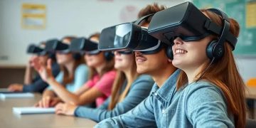 Virtual reality enhances online classroom experiences