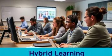 Hybrid learning becomes standard in U.S. schools