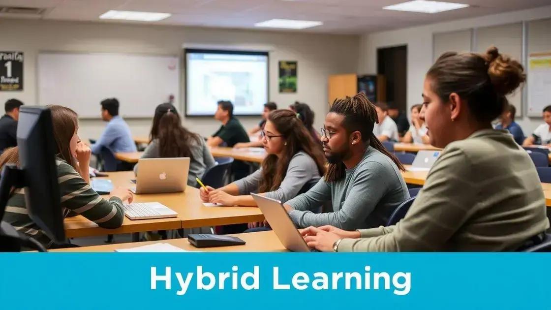 Benefits of hybrid learning for students