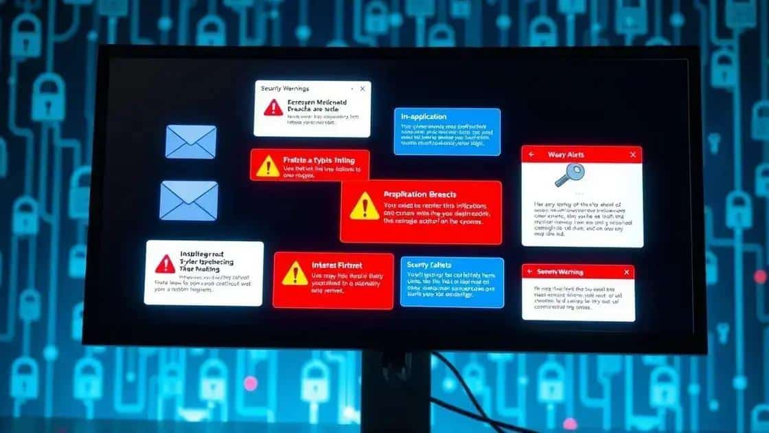 Common types of breach alerts