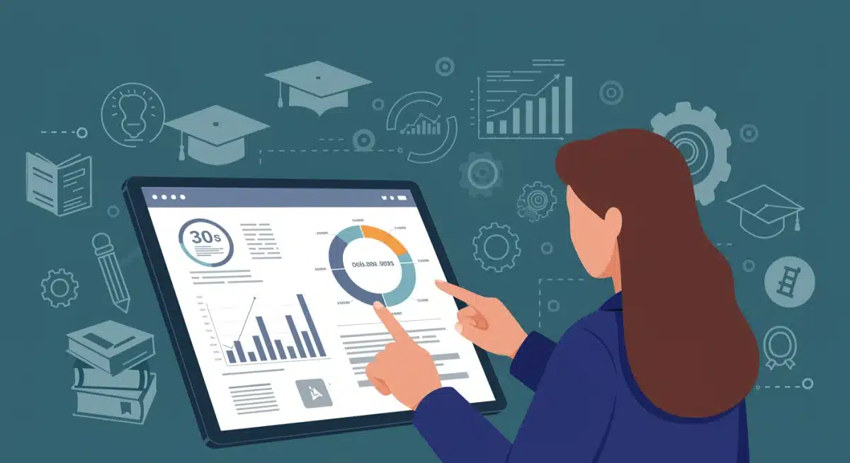 Student utilizing a digital online platform for 2026 standardized test preparation.