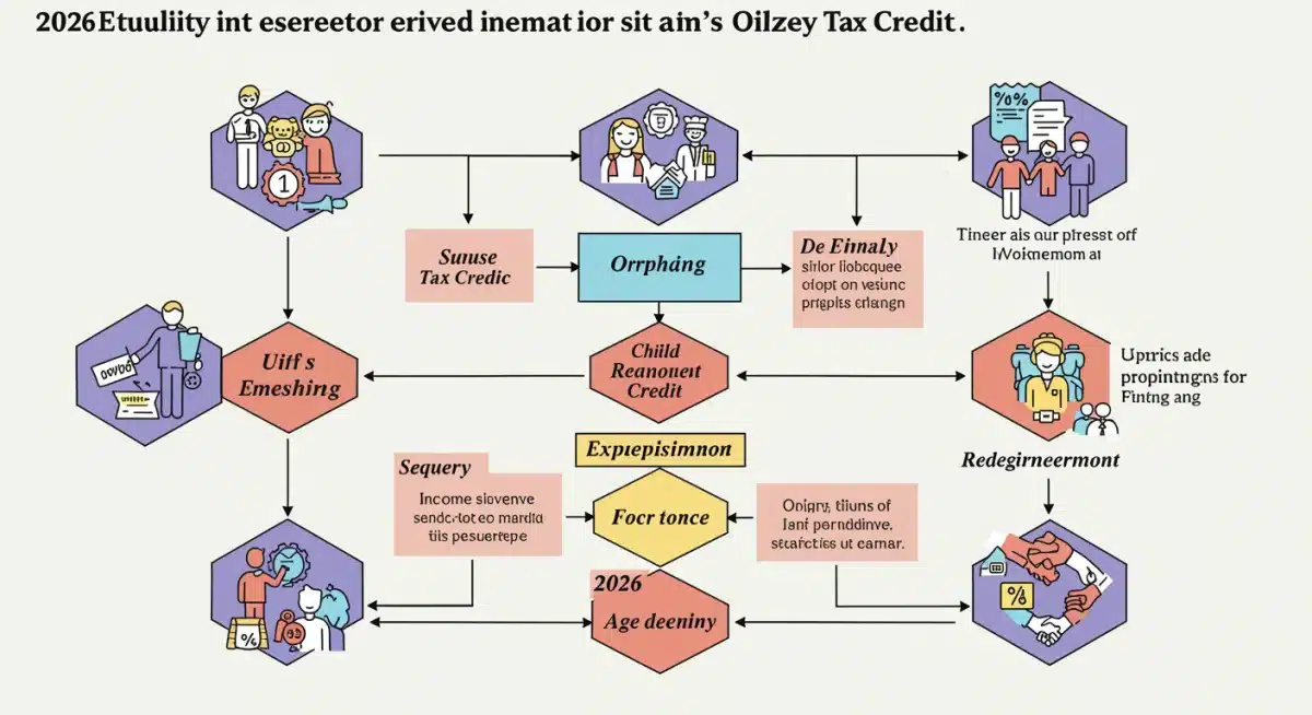 Infographic detailing eligibility requirements for the 2026 Child Tax Credit.