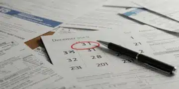 December 31st deadline on a calendar with disability application forms