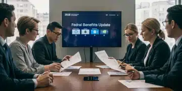 Federal employees discuss 2026 benefits changes including FEHB and TSP