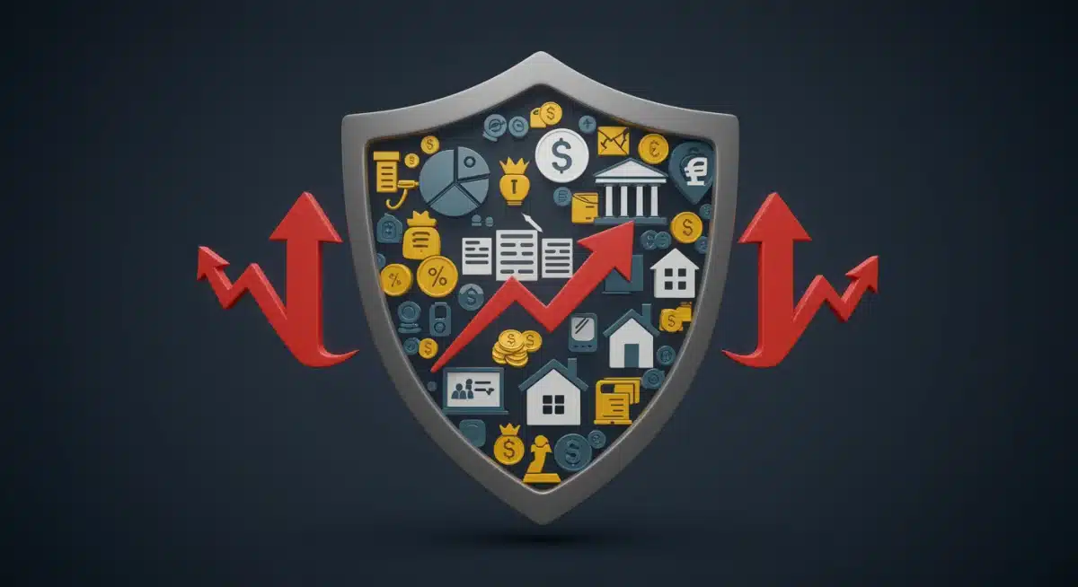Diversified investment portfolio protected against inflation.