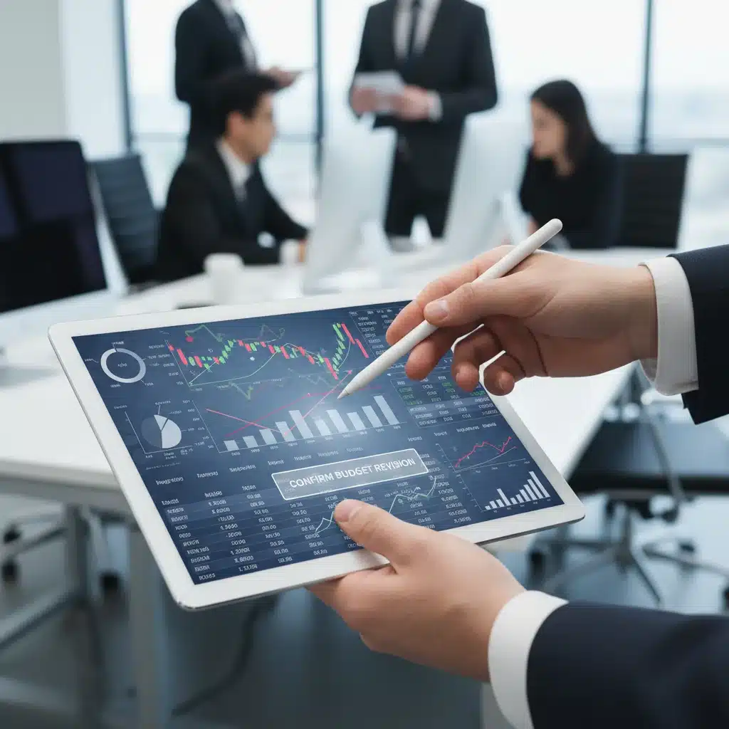 Analyzing financial data on a tablet, symbolizing investment strategy.