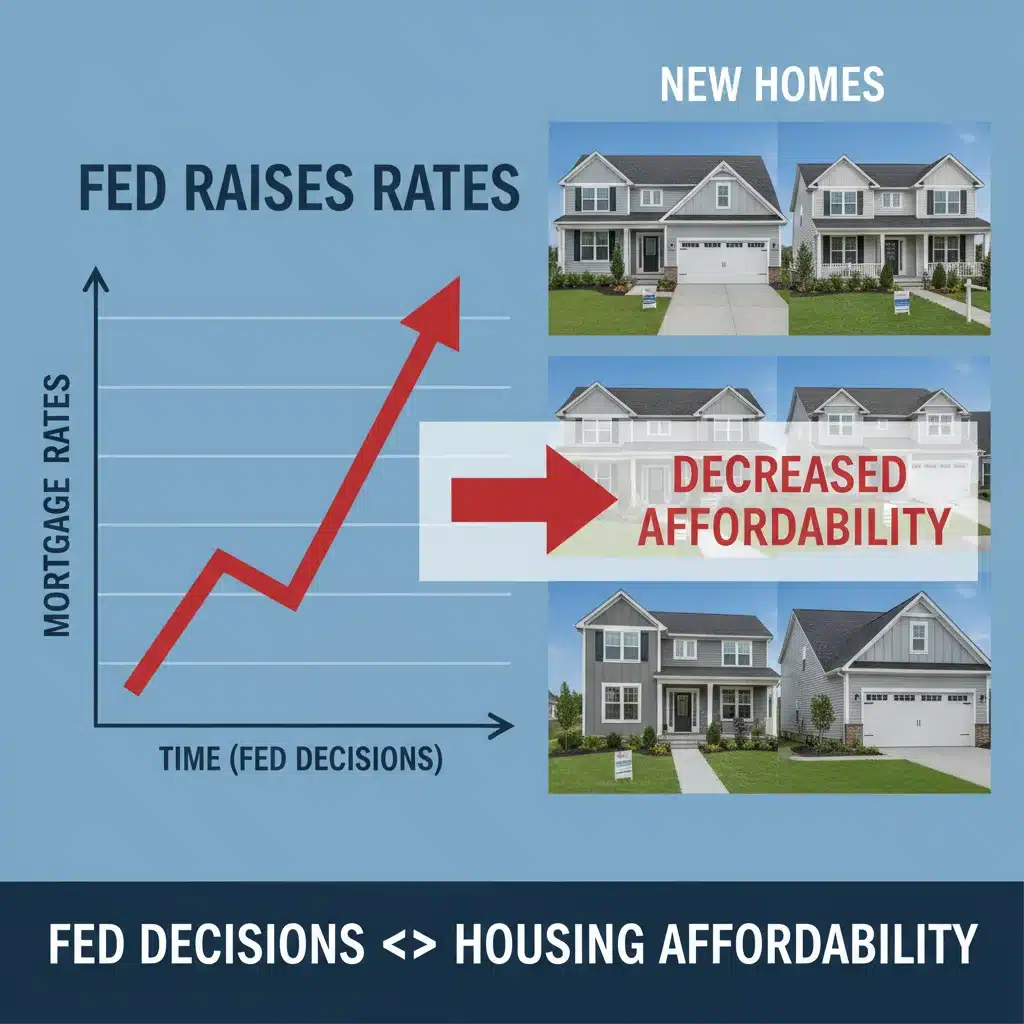 Rising mortgage rates affecting housing market affordability