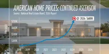 Graph illustrating national home price increase in Q1 2026 with residential homes.