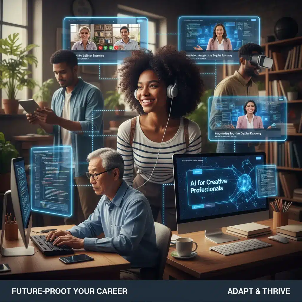 Workforce upskilling and reskilling for AI-driven job market