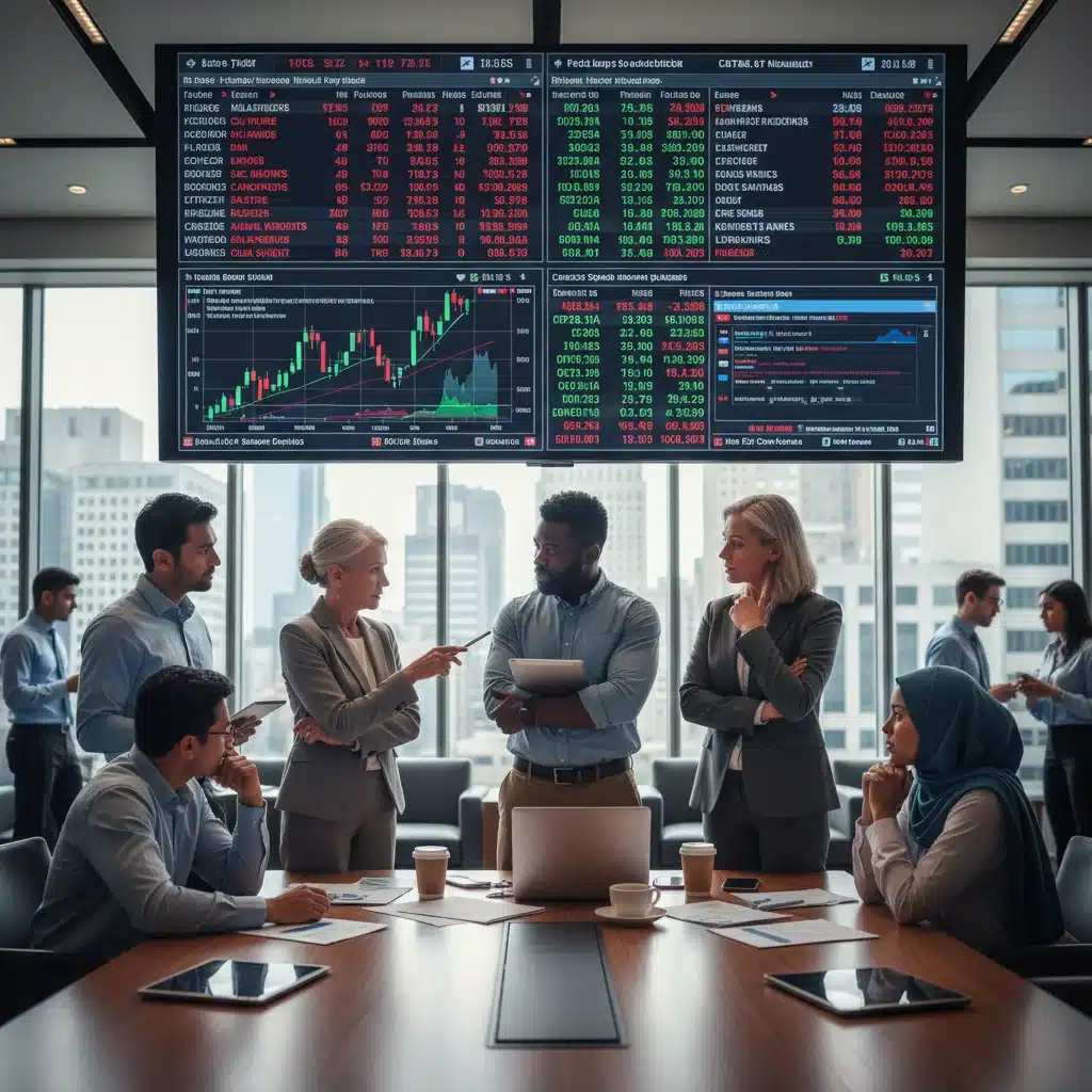 Investors discussing the implications of rising interest rates on their portfolios
