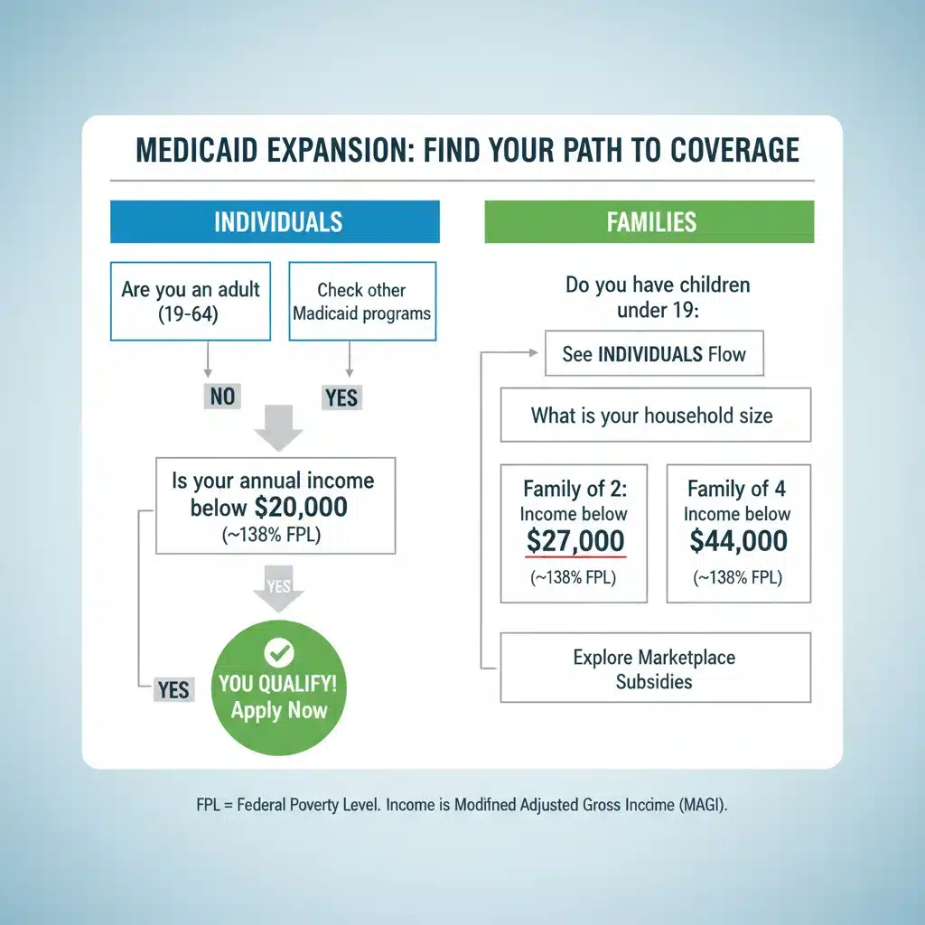 Medicaid eligibility criteria infographic